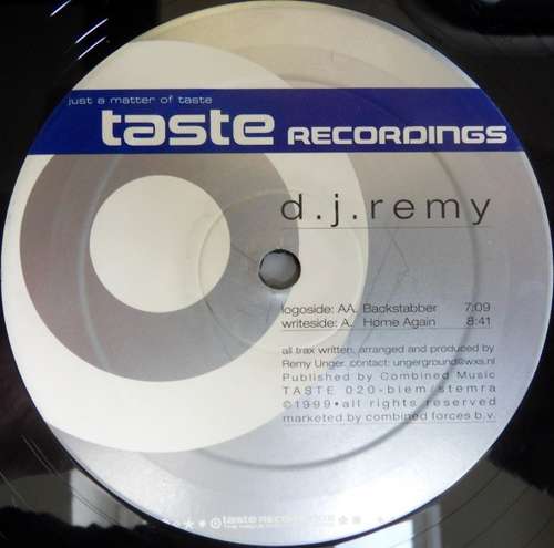 Cover DJ Remy - Home Again / Backstabber (12) Schallplatten Ankauf