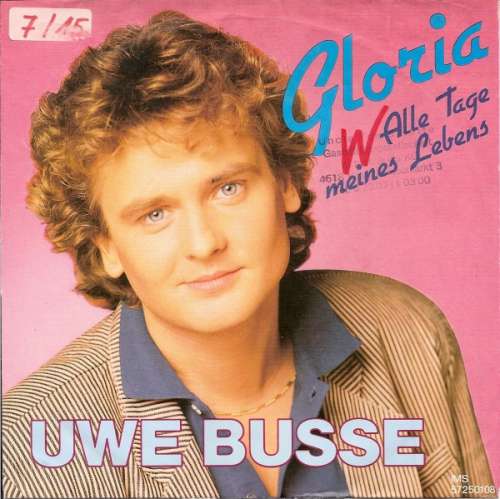 Cover Uwe Busse - Gloria (7, Single) Schallplatten Ankauf