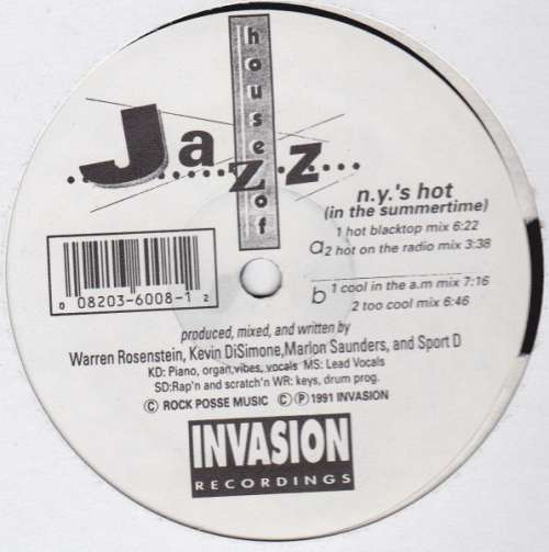 Cover House Of Jazz (2) - N.Y.'s Hot (In The Summertime) (12) Schallplatten Ankauf