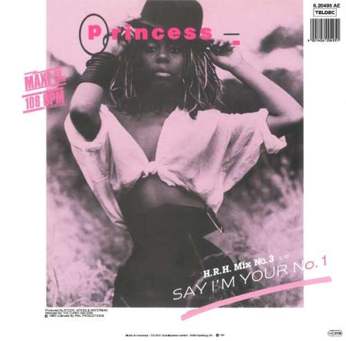Cover Princess - Say I'm Your No. 1 (12, Single) Schallplatten Ankauf