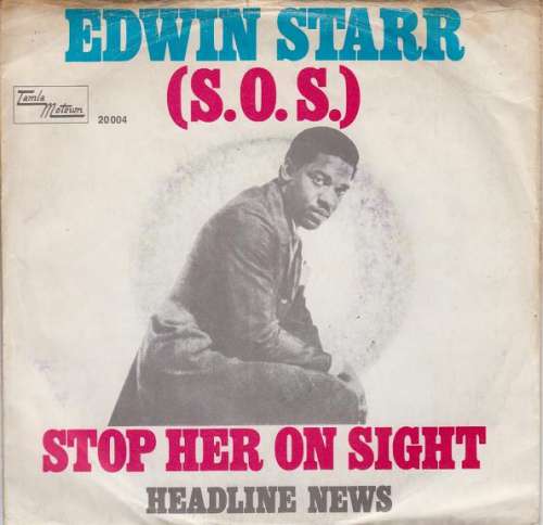 Cover Edwin Starr - Stop Her On Sight (S.O.S) / Headline News (7, Single) Schallplatten Ankauf