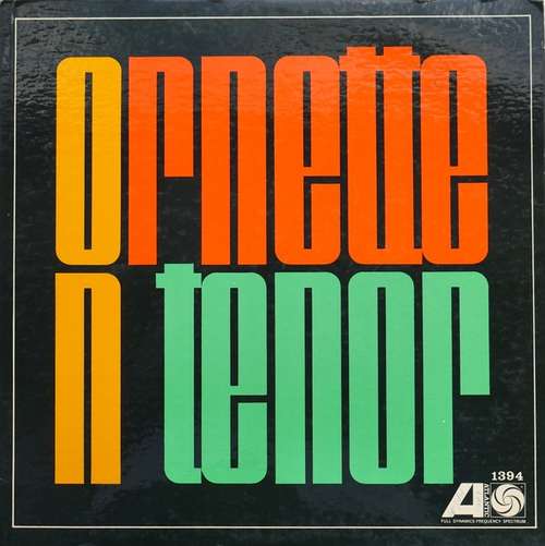 Cover Ornette On Tenor Schallplatten Ankauf