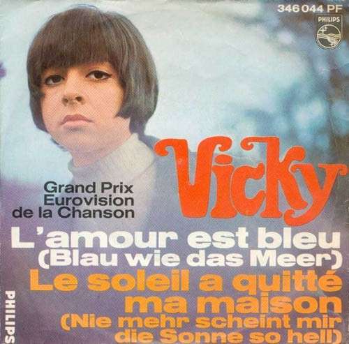 Cover Vicky* - L'Amour Est Bleu (7, Single) Schallplatten Ankauf