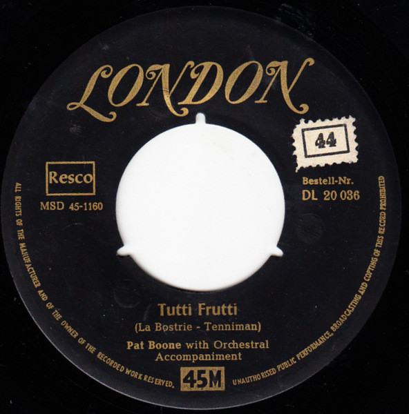 Bild Pat Boone - Tutti-Frutti / I'll Be Home (7, Single) Schallplatten Ankauf