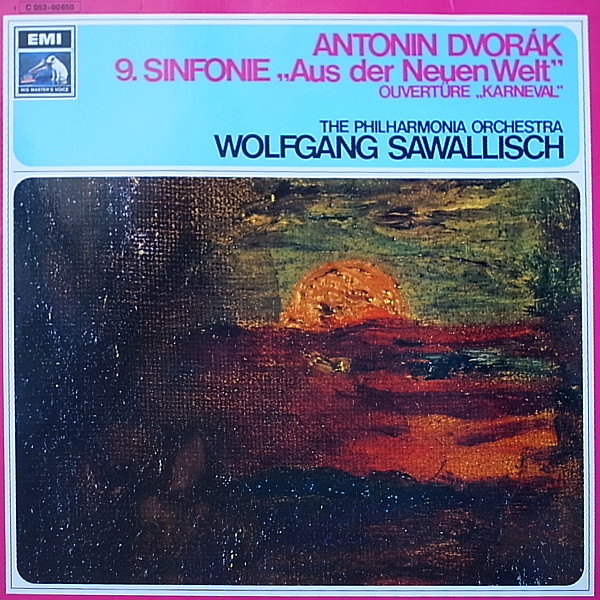 Cover Dvorák*, The Philharmonia Orchestra*, Wolfgang Sawallisch - 9. Symfonie Aus Der Neuen Welt; Ouverture Karneval (LP) Schallplatten Ankauf