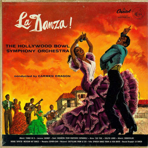 Cover The Hollywood Bowl Symphony Orchestra - La Danza! (LP, Album, Mono) Schallplatten Ankauf