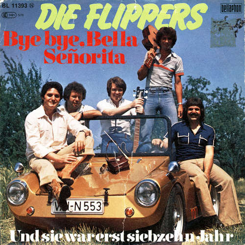 Cover Die Flippers - Bye Bye, Bella Señorita (7, Single) Schallplatten Ankauf