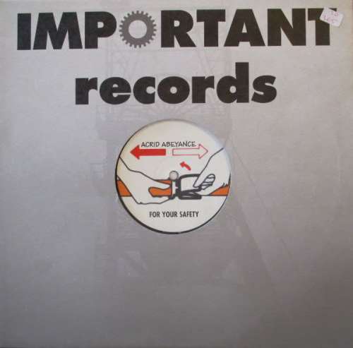 Cover Acrid Abeyance - For Your Safety (12) Schallplatten Ankauf