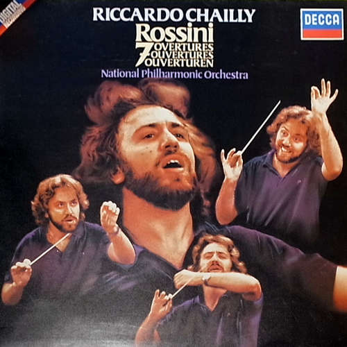 Cover Rossini*, National Philharmonic Orchestra, Riccardo Chailly - 7 Overtures (LP, Album, Dig) Schallplatten Ankauf