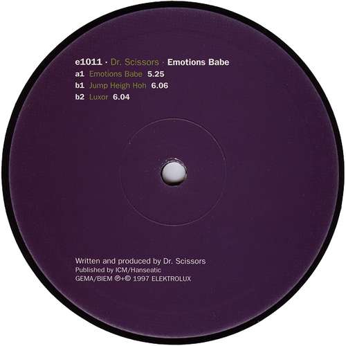 Cover Dr. Scissors - Emotions Babe (10) Schallplatten Ankauf