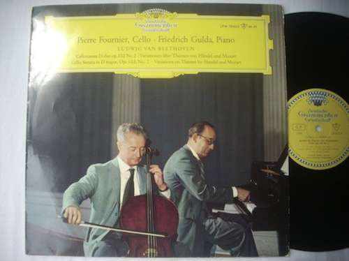 Cover Pierre Fournier - Friedrich Gulda, Ludwig van Beethoven - Beethoven Cellosonaten (LP, Mono, RE) Schallplatten Ankauf