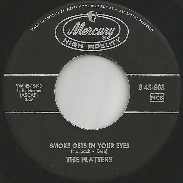 Cover The Platters - Smoke Gets In Your Eyes / No Matter What You Are (7, Single) Schallplatten Ankauf