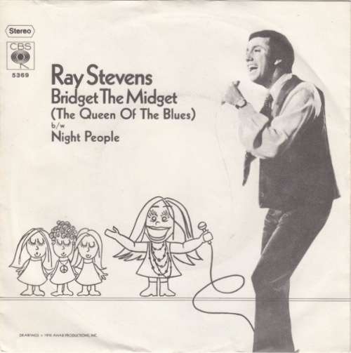 Cover Ray Stevens - Bridget The Midget (The Queen Of The Blues) (7, Single, Pic) Schallplatten Ankauf