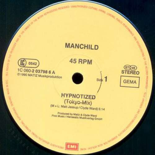 Cover Manchild (4) - Hypnotized (12) Schallplatten Ankauf