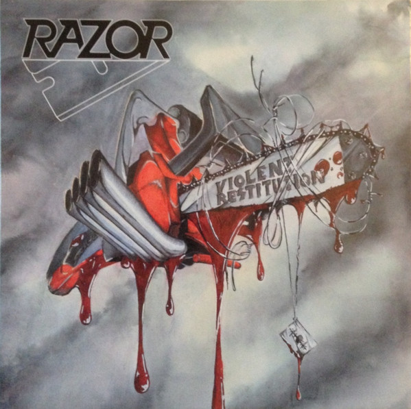Cover Razor (2) - Violent Restitution (LP, Album) Schallplatten Ankauf