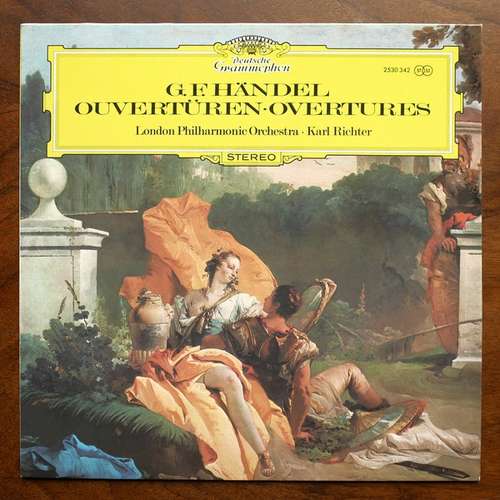 Cover Georg Friedrich Händel, London Philharmonic Orchestra*, Karl Richter - Ouverturen (LP) Schallplatten Ankauf
