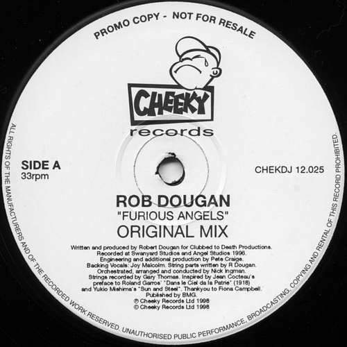 Cover Rob Dougan - Furious Angels (2x12, Promo, M/Print) Schallplatten Ankauf
