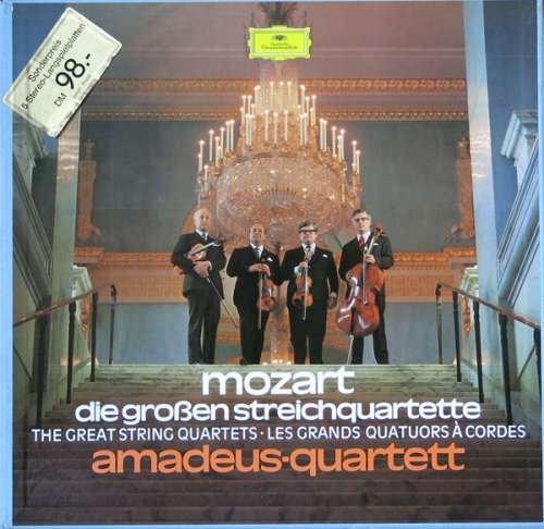 Cover Mozart*, Amadeus-Quartett - Die Großen Streichquartette (5xLP + Box, Comp) Schallplatten Ankauf