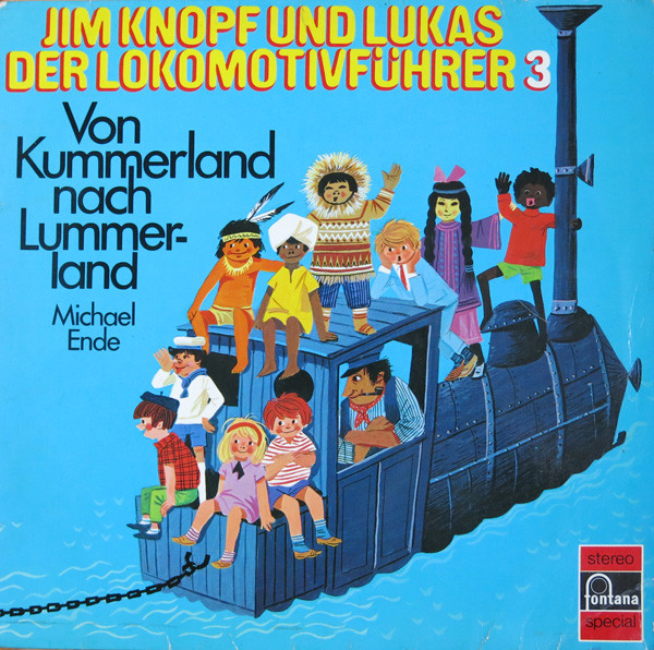 Cover Michael Ende - Jim Knopf Und Lukas Der Lokomotivführer 3 - Von Kummerland Nach Lummerland (LP, RE) Schallplatten Ankauf
