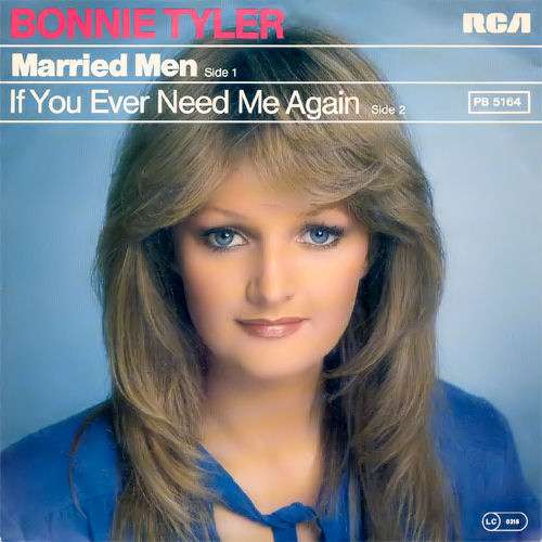 Cover Bonnie Tyler - Married Men (7, Single) Schallplatten Ankauf