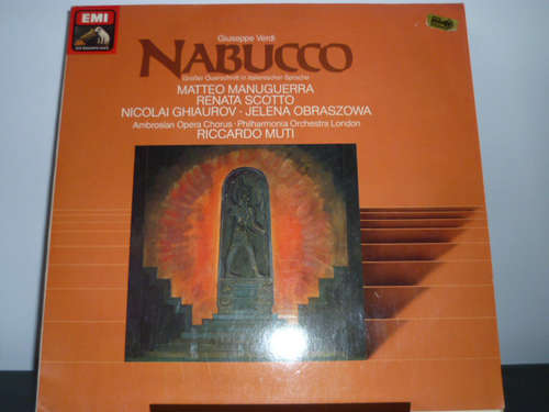 Cover Philharmonia Orchestra Conduced By Riccardo Muti & The Ambrosian Opera Chorus - Nabucco (Extraits) (LP, Album, Quad) Schallplatten Ankauf