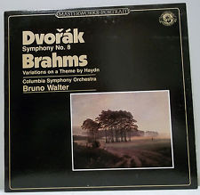 Cover Antonín Dvořák, Johannes Brahms - Symphonie N° 8 /  Variations On A Theme By Haydn (LP) Schallplatten Ankauf