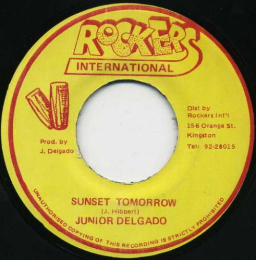 Cover Junior Delgado - Sunset Tomorrow (7) Schallplatten Ankauf