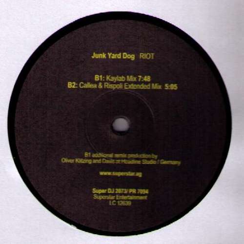 Cover Junk Yard Dog - Riot (12, Promo) Schallplatten Ankauf