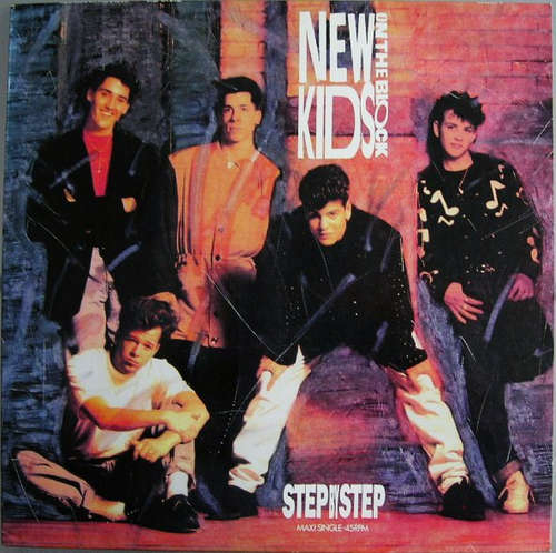 Cover New Kids On The Block - Step By Step (12, Maxi) Schallplatten Ankauf