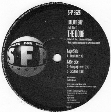 Cover Circuit Boy Feat. Alan T - The Door (12) Schallplatten Ankauf