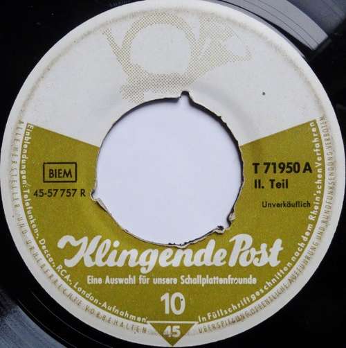 Cover Various - Klingende Post 10 (7, Mixed, Promo, Smplr) Schallplatten Ankauf