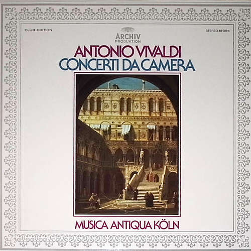Cover Vivaldi* / Musica Antiqua Köln, Goebel* - Concerti Da Camera (LP, Album, Club) Schallplatten Ankauf