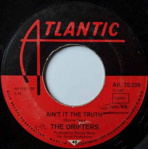 Cover The Drifters - Ain't It The Truth / Up Jumped The Devil (7, Single) Schallplatten Ankauf
