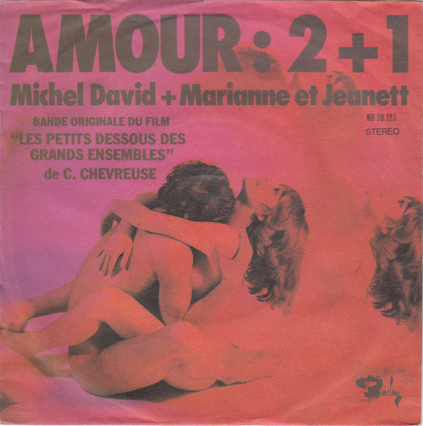 Cover Michel David + Marianne Et Jeanett - Amour: 2 + 1 (7, Single) Schallplatten Ankauf
