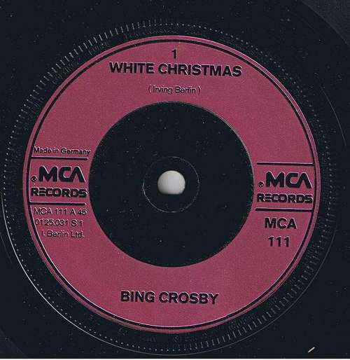 Cover Bing Crosby - White Christmas (7, Single, RE, Inj) Schallplatten Ankauf