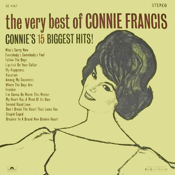 Cover Connie Francis - The Very Best Of Connie Francis (Connie's 15 Biggest Hits) (LP, Comp) Schallplatten Ankauf