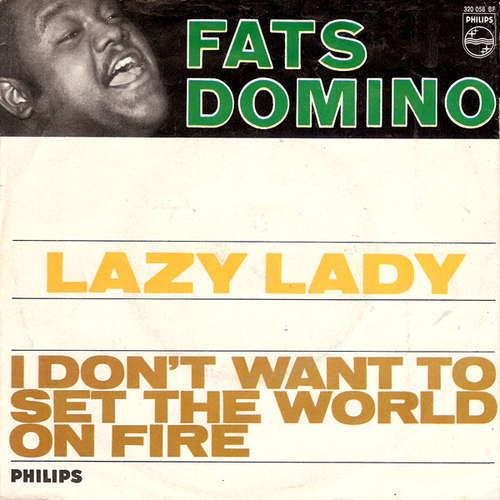 Cover Fats Domino - Lazy Lady (7, Single) Schallplatten Ankauf