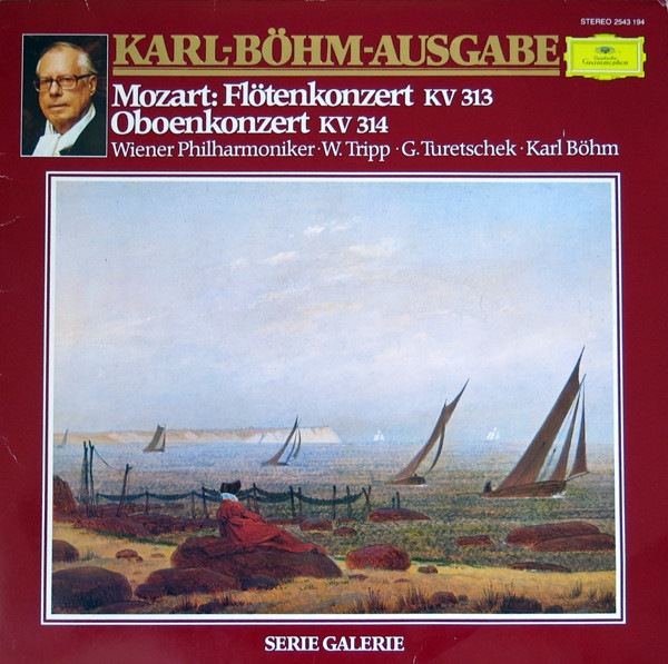 Cover Wolfgang Amadeus Mozart - Karl Böhm / Wiener Philharmoniker / G. Turetschek* / W. Tripp* - Flötenkonzert KV 313 / Oboenkonzert  KV 314 (LP, Album) Schallplatten Ankauf