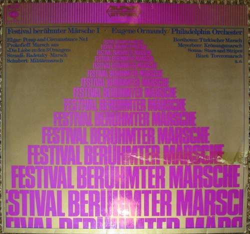 Cover Eugene Ormandy / Philadelphia Orchester* - Festival Berühmter Märsche I (LP) Schallplatten Ankauf