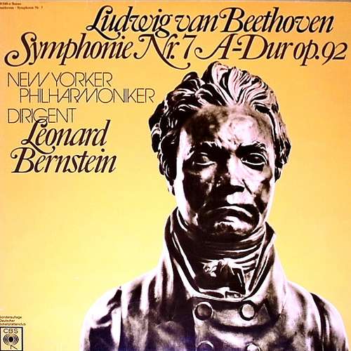 Cover Beethoven* - New Yorker Philharmoniker* · Leonard Bernstein - Symphonie No. 7 (LP, Club, RE) Schallplatten Ankauf
