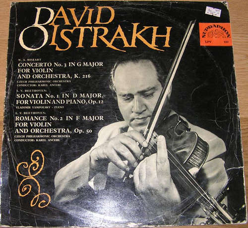 Cover David Oistrach, W. A. Mozart*, Ludwig van Beethoven - Concerto In G Major / Romance In F Major / Sonata No. 1 In D Major (LP, Mono) Schallplatten Ankauf