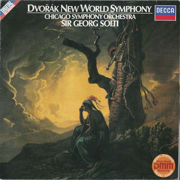 Cover Dvořák* - Chicago Symphony Orchestra*, Sir Georg Solti* - New World Symphony (LP, DMM) Schallplatten Ankauf