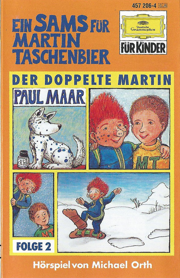 Cover Paul Maar - Ein Sams Für Martin Taschenbier 2 - Der Doppelte Martin (Cass) Schallplatten Ankauf