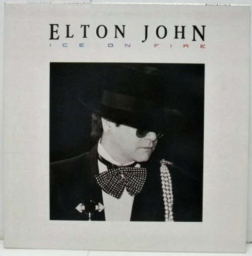 Cover Elton John - Ice On Fire (LP, Album) Schallplatten Ankauf