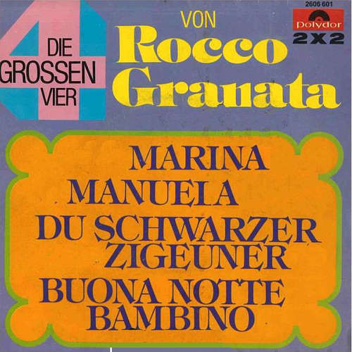 Cover Rocco Granata - Die Grossen Vier (2x7, Single) Schallplatten Ankauf