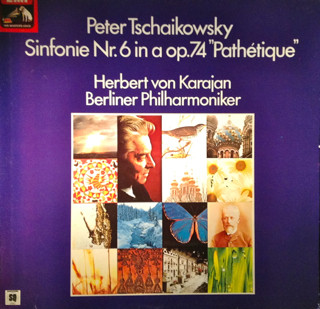 Cover Peter Tschaikowsky* / Herbert Von Karajan ,  Berliner Philharmoniker - Sinfonie Nr. 6 In A Op. 74 Pathétique (LP, Album, Quad) Schallplatten Ankauf