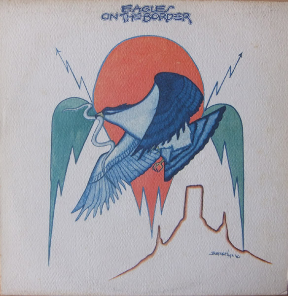 Cover Eagles - On The Border (LP, Album) Schallplatten Ankauf