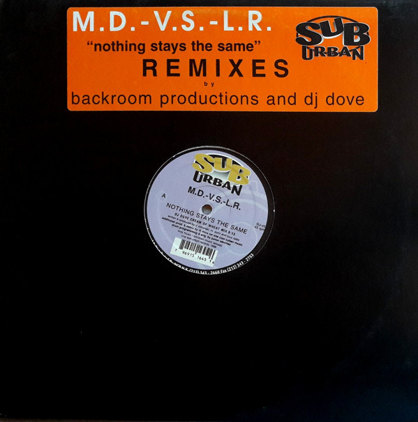 Cover M.D.* - V.S.* - L.R.* - Nothing Stays The Same (Remixes) (12) Schallplatten Ankauf