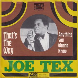 Cover Joe Tex - That's The Way (7) Schallplatten Ankauf