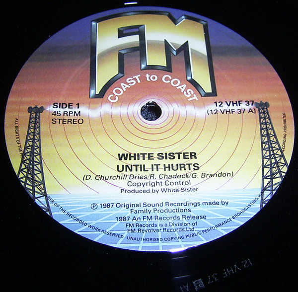Cover White Sister - Until It Hurts / Save Me Tonight (12) Schallplatten Ankauf